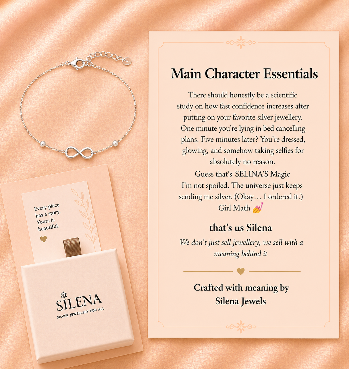 Infinity Charm Bracelet - Image 4