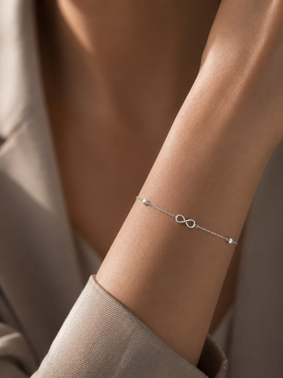 Infinity Charm Bracelet - Image 3