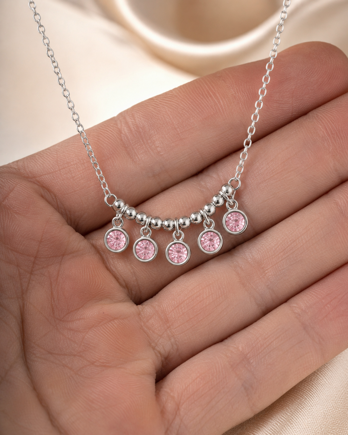 Pink Stardust Necklace - Image 3