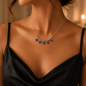 Violet Cascade Necklace