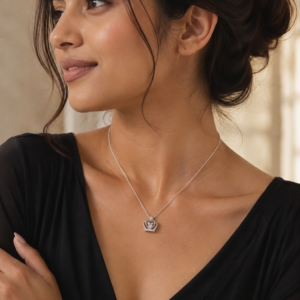 Crowned Heart Necklace