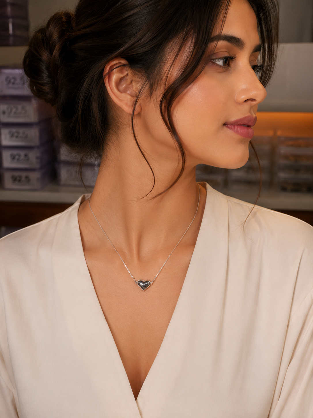 Midnight Heart Necklace - Image 2